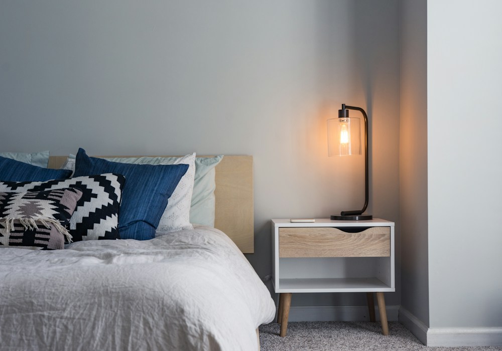 Soft, calm bedroom with natural light